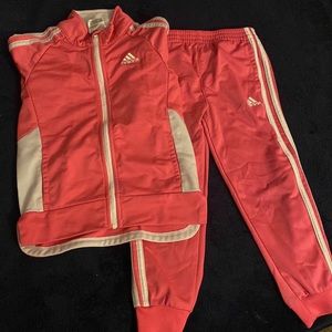 Girls Adidas tracksuit